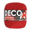 Coton à crocheter DECO 8M - Distrifil(...) - Rouge (ROUGE ARGENTE)