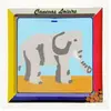 Kit compet Canevas - 15x15cm - Elephant gris - gros trous spécial débu...