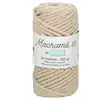 Non communiqué Fil macramé tressé - Naturel -3mm X 65m - 90% coton naturel recyclé