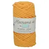 Non communiqué Fil macramé tressé - Moutarde - 5mm X 40m - 90% coton naturel recyclé