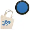 Merkloos / Sans marque Izink textile - Tampon encreur - Bleu clair sky