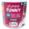 Aladine Boîte de 16 tampons Stampo Funny - Coeurs