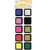 Kit Encreurs à pigment - Aladine - 10 coloris - 3,5 x 3,5 cm - Mixte - Adulte