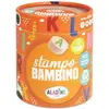 Aladine Coffret de tampons en bois - Stampo Bambino Alphabet - 28 pièces + 1 encreur