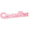 NO NAME Décoration de table - Candy Bar - Rose 27 cm - Rose, fuchsia