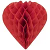 Coeur à suspendre 30cm, Rouge