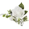 HOBI Petite composition fleurs artificielles blanches