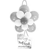 Kit décor ROSACE ballons mariage 64cm, Argent