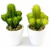 HOBI Petit Cactus artificiel 13cm assorti en pot (x1)