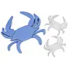 Sachet de 6 confettis Crabes (10cm et 5cm) en bois