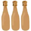 HOBI Porte-noms bouteille de champagne or - Lot de 3 - 8 x 2 cm