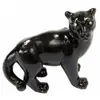 Figurine - NO NAME - Panthère Debout - Résine - 6 cm - Noir et Blanc