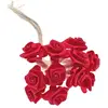 Sachet de 48 mini-Roses satin, Fuchsia
