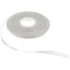 1 rouleau de ruban satin blanc simple face.