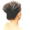 Bouquet 12 brins perlés pour coiffure, ivoire