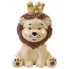 HOBI Figurine - Non spécifié - Lion Couronné - Résine - 6x4cm - Jaune