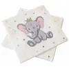 HOBI 20 SERVIETTES PAPIER ÉLÉPHANT COURONNÉ 33CM