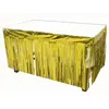 JUPE DE TABLE MÉTALLISÉ 74CMX4.20CM OR
