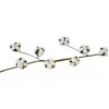 Non communiqué branche séchée 16 fleurs de coton 1.10m blanc - hobi fgu4018
