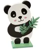Centre de table Panda 13,5 x 10 cm - Noir