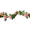 GUIRLANDE ROSES ARTIFICIELLES 1.50M ROSE Rose