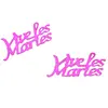 Confettis de table, VIVE LES MARIES fuchsia