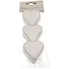 Coeurs en papier Blanc