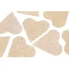 Sachet 75g de CONFETTIS coeur 5cm - en papier ivoi