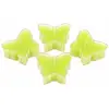 Paquet de 4 Bougies chauffe-plat PAPILLON, Vert