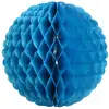 Boule papier festonnée à suspendre - Turquoise
