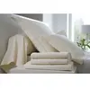 Drap housse Satin BLANC DES VOSGES 90 x 190 cm Coton