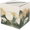 SANTEX 1 Tirelire urne anniversaire Jungle Tropicale Chic "Happy Birthday" 20cm REF/8542