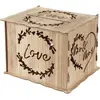 SANTEX 1 Tirelire urne en bois "Love Mr & Mrs" en kit 30 x 24 x 22cm REF/8495 Thème naturel Champêtre...