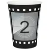 RueDeLaFete Santex mariage Lot de 10 Gobelets The Cinema pellicule 27cl