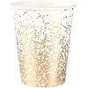 RueDeLaFete Gobelet Noël Confettis blanc