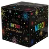 RueDeLaFete Tirelire Anniversaire Festicolor - Noir