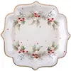 Assiette Houx étoilé x10