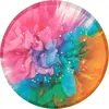 Assiette Holi Fête des couleurs   Lot de 6