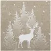 Sachet de 20 Serviettes - Noël sous la neige