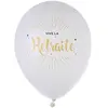 SANTEX Ballon Vive la retraite Or x8