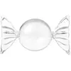 Lot de 2TentureGrandes boites Bonbon PVC 14,8cm - Transparent