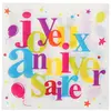 Santex 20 serviettes joyeux anniversaire - chalayer 000477300000099