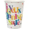 SANTEX Gobelet Joyeux Anniversaire festif multicolore