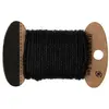 Cordon coton 10 mètres x 2 mm, en Noir