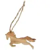 Sachet de 6 Marque-places Equitation en bois