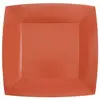 Non communiqué 10 assiettes carton bio carrées 23cm rouge brique - chalayer 000740800000051