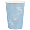 Lot de 10 Gobelets Baptême nacré 25cl, Ciel