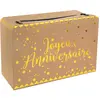 Santex URNE Tirelire Valise Anniversaire Kraft 24X16CM