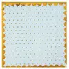 Santex 20 serviettes papier pois or 25cm bleu - chalayer 000683000000006
