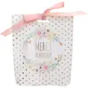 6 BALLOTINS MARIAGE FLEURI 6X2X9CM MULTICOLORE  Multicolore